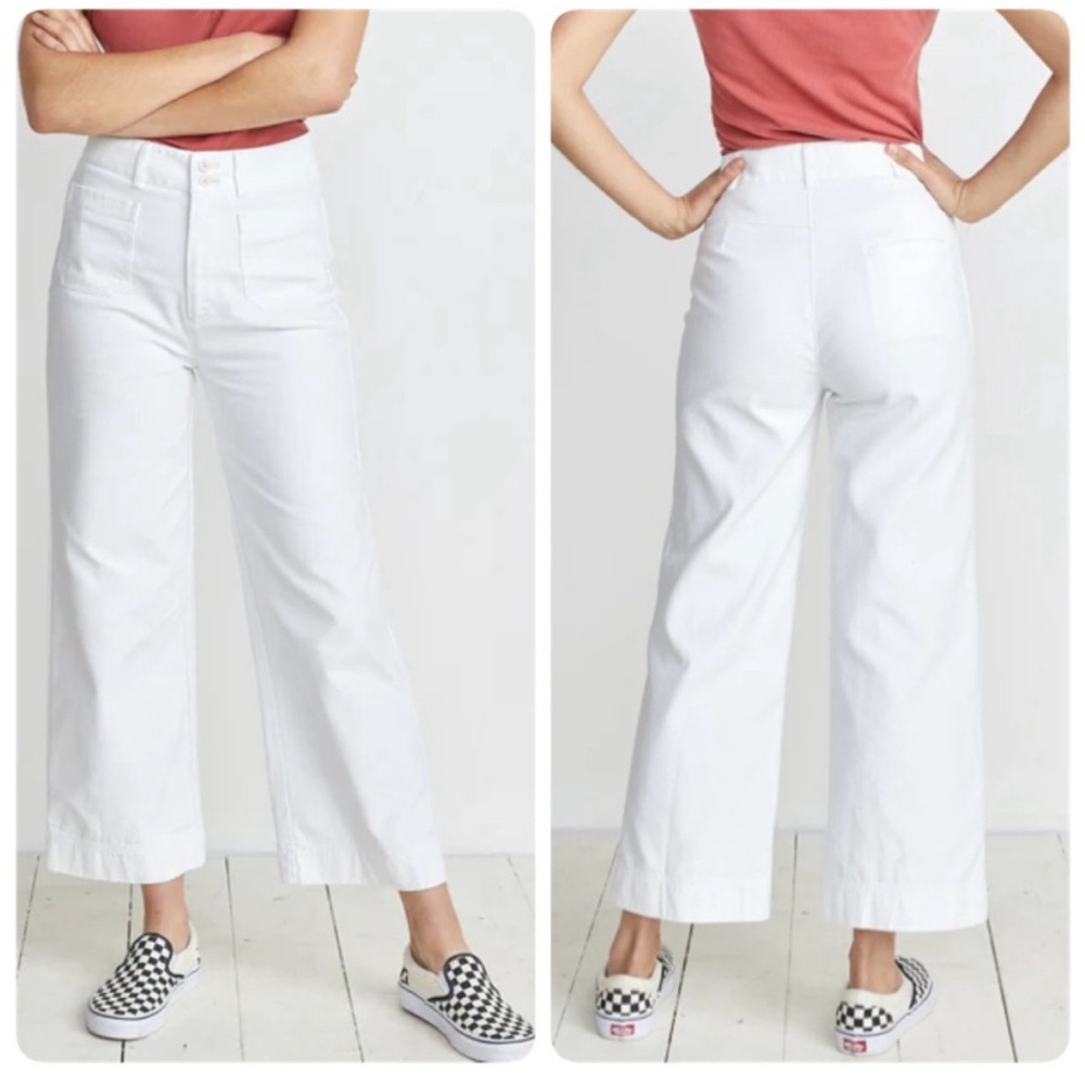 Marine Layer Bridget Wide Leg Cropped Pant